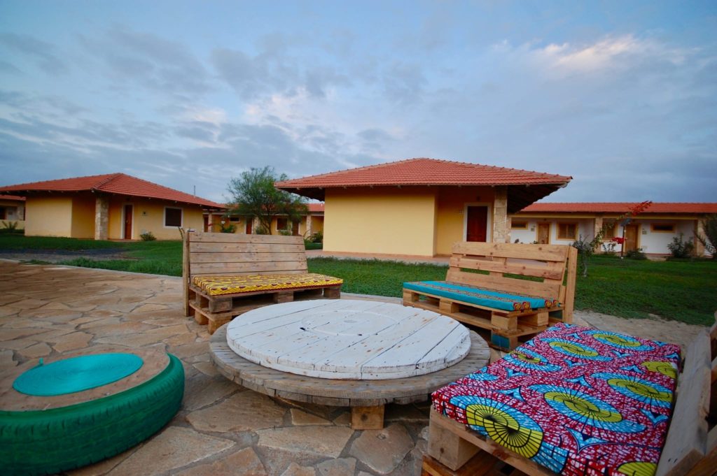 Relax area Villa Maris Ecolodge Maio Island Cape Verde